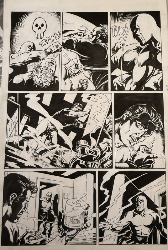 César Spadari, The Phantom Skull mark - Planche originale