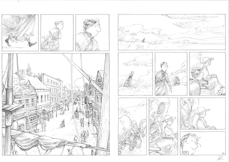 For sale - Virginie Augustin - Monsieur désire ? p.92-93 - Comic Strip