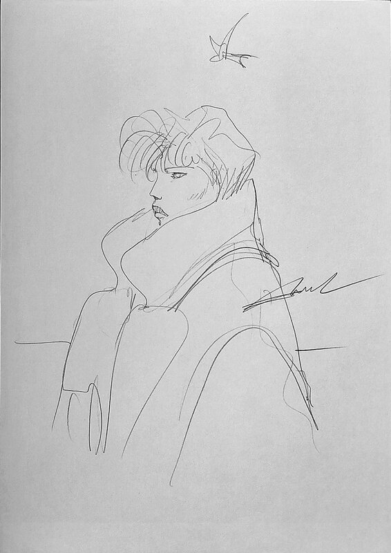 Jill Bioskop par Enki Bilal - Illustration originale