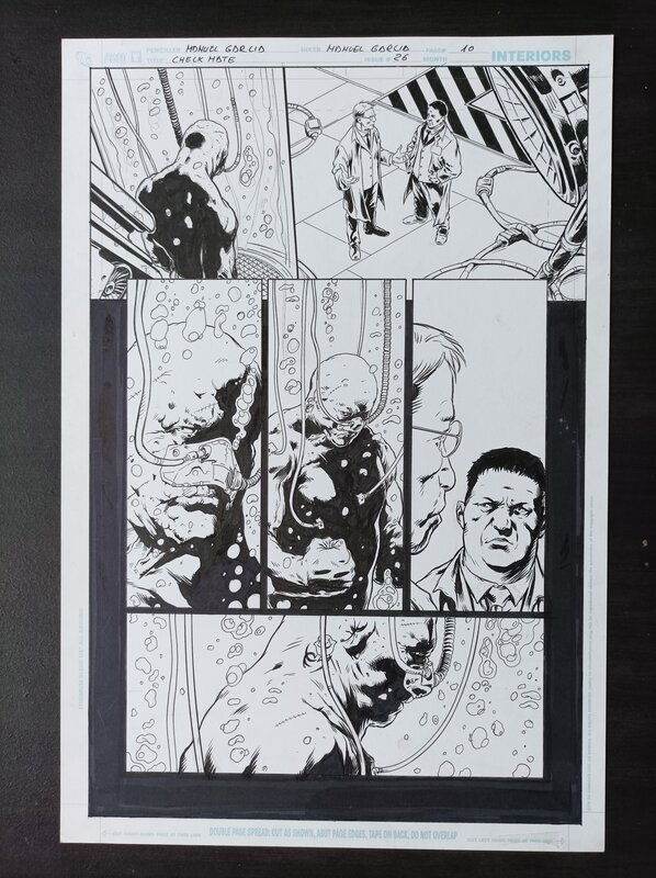 En vente - Checkmate / manuel garcia - Planche originale En vente - Checkmate / manuel garcia - Planche originale