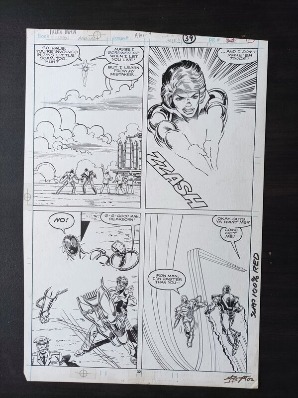 For sale - Iron man / bob layton - Comic Strip For sale - Iron man / bob layton - Comic Strip