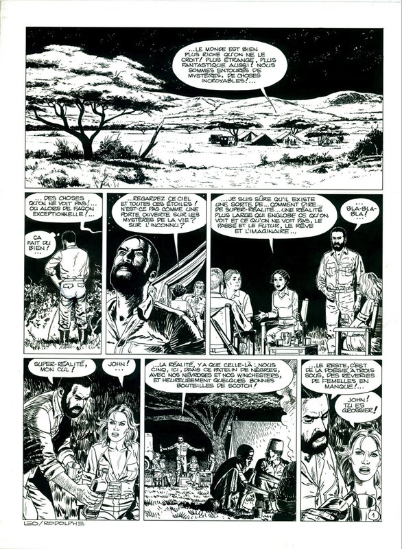 En vente - Kenya par Leo, Rodolphe - Planche originale En vente - Kenya par Leo, Rodolphe - Planche originale