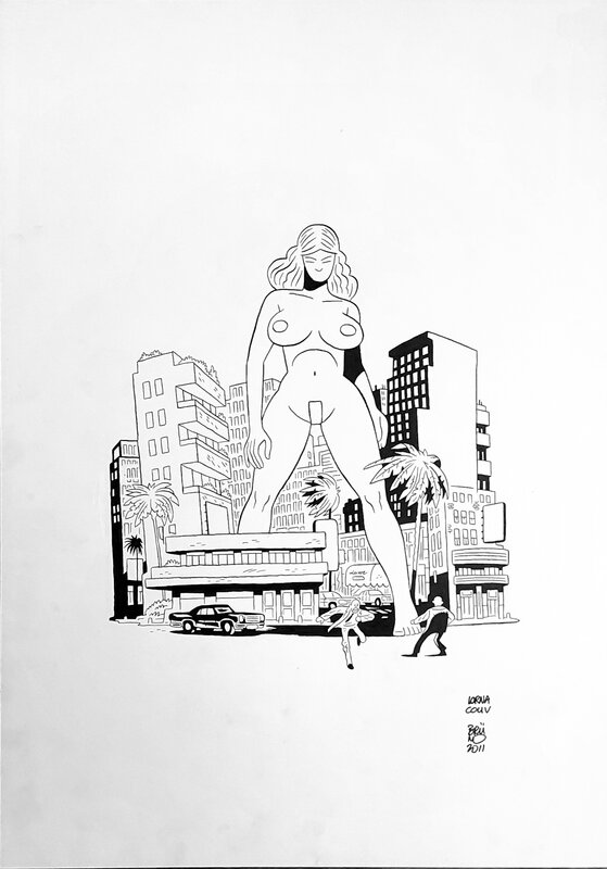 Lorna - Couverture by Brüno - Original Cover Lorna - Couverture by Brüno - Original Cover