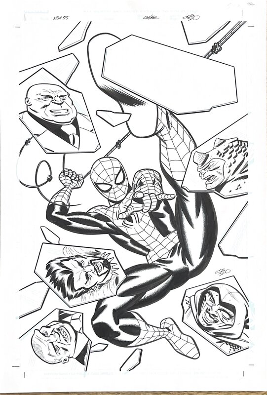 Michael Cho, Amazing SPIDER-MAN #55 - Couverture originale Michael Cho, Amazing SPIDER-MAN #55 - Couverture originale