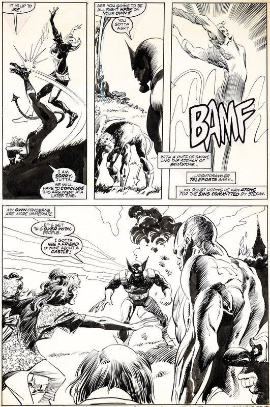 Gene Colan, Al Williamson, Marvel Comics Presents #107 : Wolverine and Nightcrawler - Page 8 - Comic Strip Gene Colan, Al Williamson, Marvel Comics Presents #107 : Wolverine and Nightcrawler - Page 8 - Comic Strip