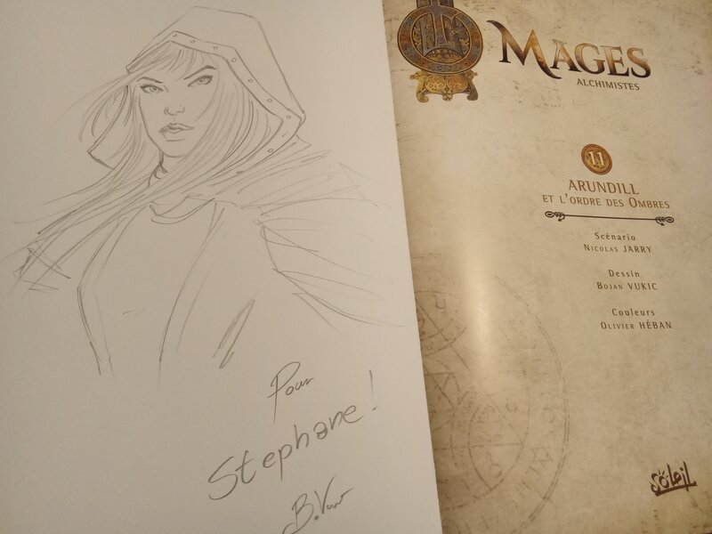 Dedicace Mages Vukic - Sketch Dedicace Mages Vukic - Sketch