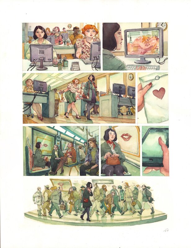 For sale - Grazia La Padula, Céline Tran, Itinéraire d'une garce - Comic Strip For sale - Grazia La Padula, Céline Tran, Itinéraire d'une garce - Comic Strip
