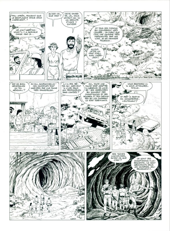 En vente - Beltegeuse par Leo - Planche originale En vente - Beltegeuse par Leo - Planche originale