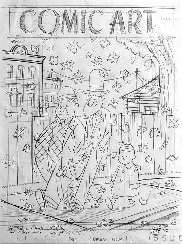 Seth - Comic Art cover #1 - Couverture originale Seth - Comic Art cover #1 - Couverture originale