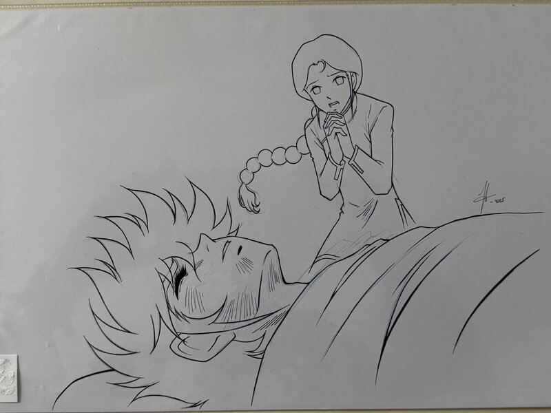 Jérôme Alquié, Saint seiya time odyssey tome 4 - Planche originale Jérôme Alquié, Saint seiya time odyssey tome 4 - Planche originale