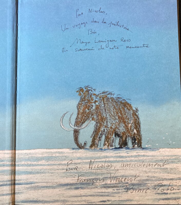Mammouth par Françoise Vincent - Dédicace Mammouth par Françoise Vincent - Dédicace