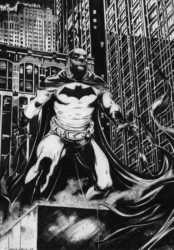 Manuel Garcia - Batman commission - Illustration originale Manuel Garcia - Batman commission - Illustration originale