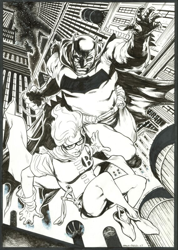 Manuel Garcia - Dark Knight Returns commissions - Illustration originale Manuel Garcia - Dark Knight Returns commissions - Illustration originale
