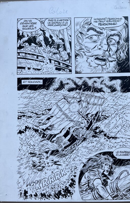 En vente - Yorik par Eddy Paape - Planche originale