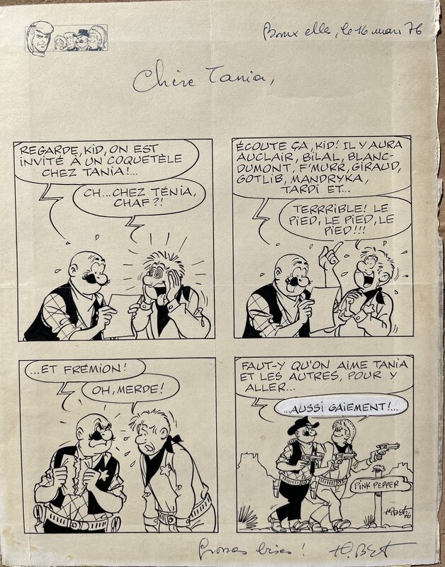 Chick Bill by Tibet - Comic Strip