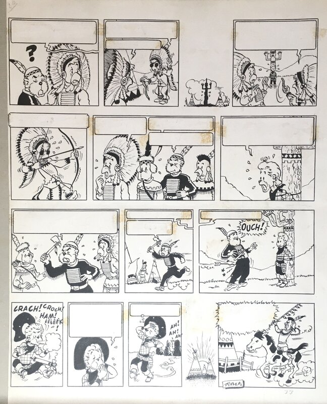 For sale - Tibet - Chick Bill contre l'invisible - Comic Strip For sale - Tibet - Chick Bill contre l'invisible - Comic Strip