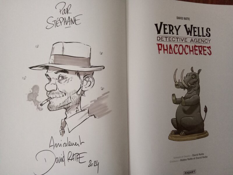 Very wells detective agency dedicace david ratte - Dédicace Very wells detective agency dedicace david ratte - Dédicace