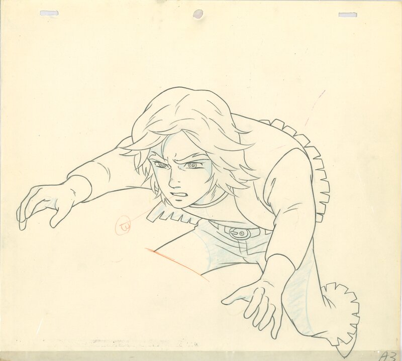 Actarus - Goldorak by Kazuo Komatsubara, Gô Nagai - Original art