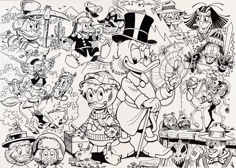 Couverture - Intégrale Don Rosa - Hall of Fame 16 (2007)