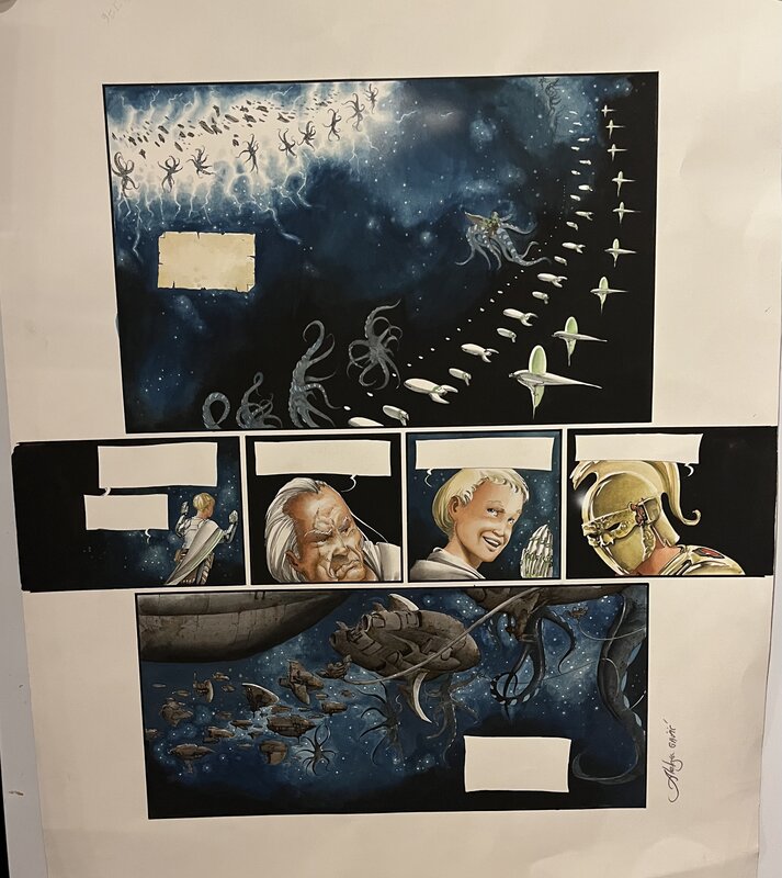 Le fléau des dieux par Aleksa Gajic - Planche originale