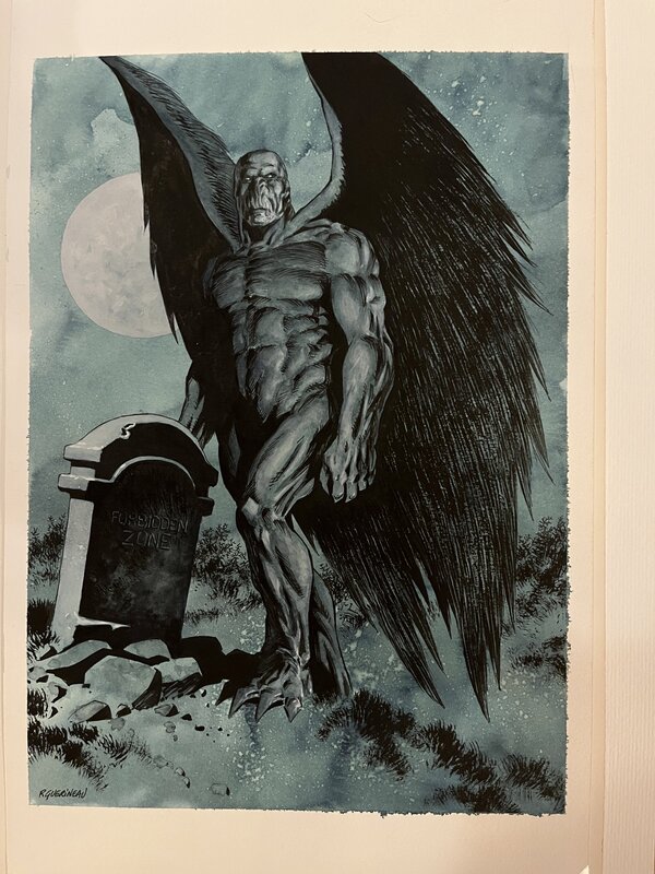 Richard Guérineau, Le chant des Stryges - Original Illustration