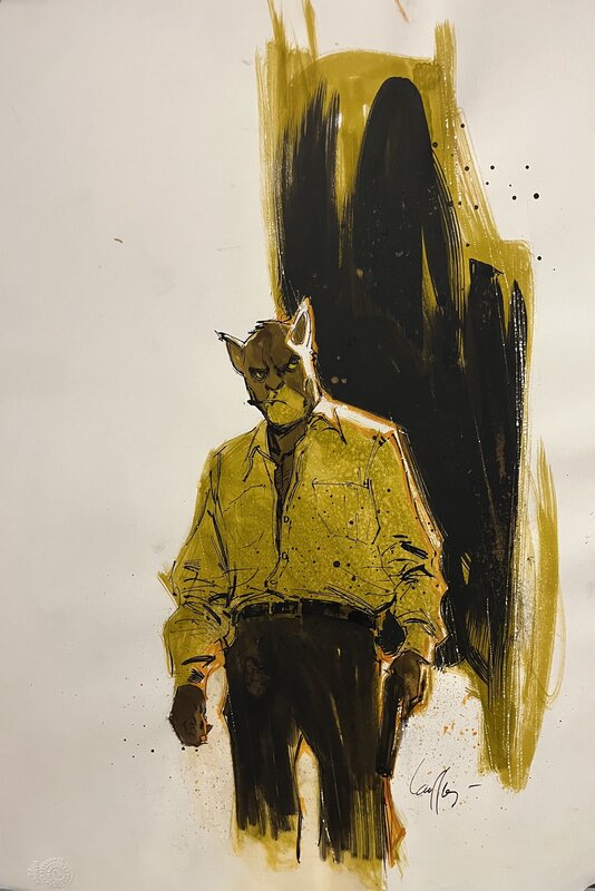 Blacksad par Mathieu Lauffray - Illustration originale