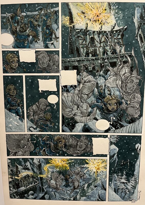 Gorn par Tiburce Oger - Planche originale