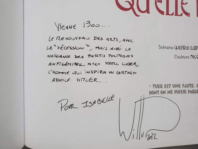 Yannick Corboz, Wilfrid Lupano, L'ASSASSIN QU'ELLE MERITE   T2 LA FIN DE L'INNOCENCE - Sketch