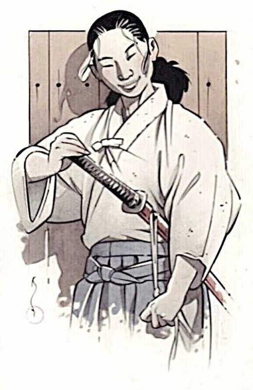 De Katana par Marc Michetz - Planche originale