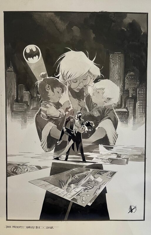 Matteo Scalera, Batman: White Knight Presents: Harley Quinn #1 Cover - Original Cover