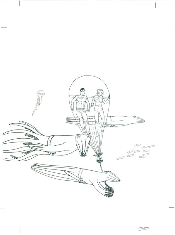 En vente - Survivants par Leo - Planche originale En vente - Survivants par Leo - Planche originale