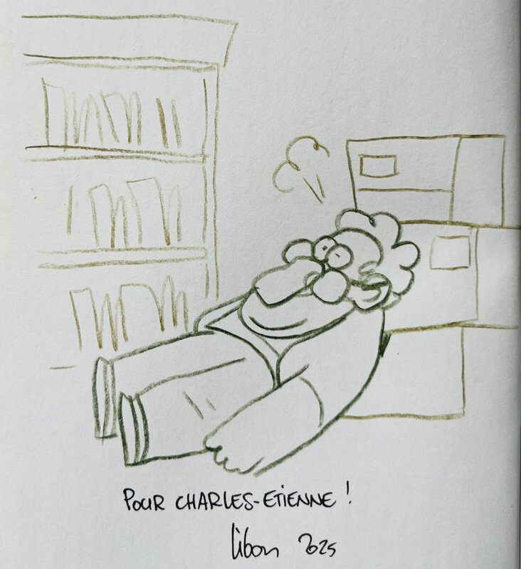 Animal Lecteur par Libon - Dédicace