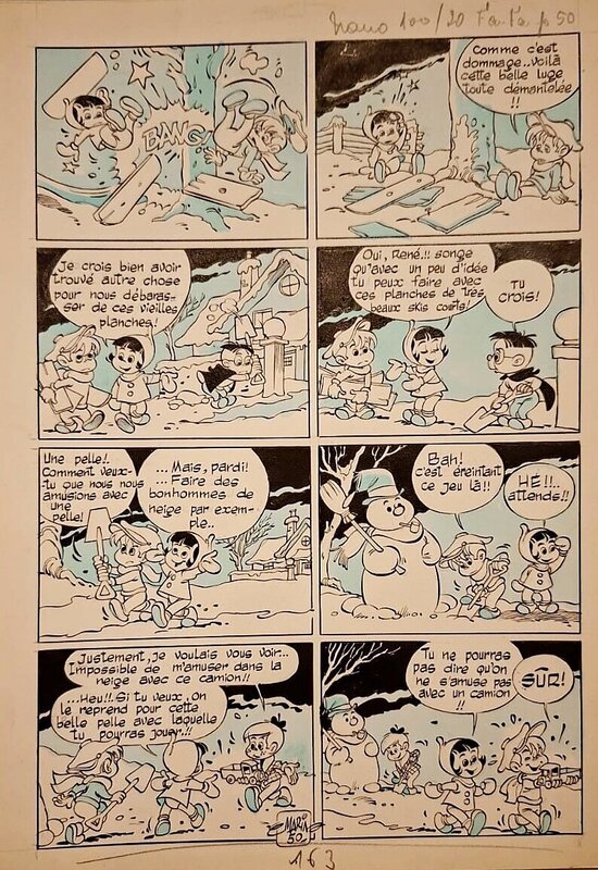 Claude Marin, Fan-Fan en hiver 3/3 - Comic Strip