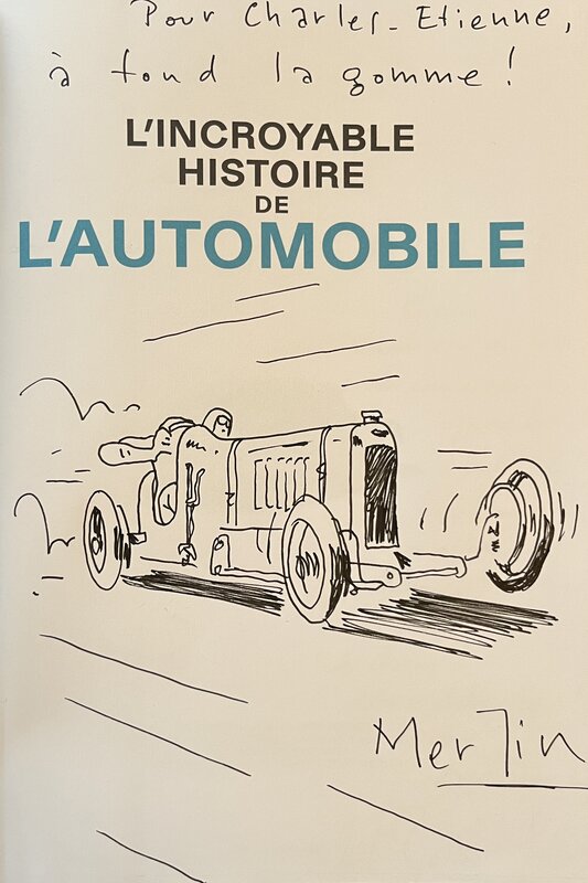 Christophe Merlin, Laurent-Frédéric Bollée, Hustoire de l’automobile - Sketch Christophe Merlin, Laurent-Frédéric Bollée, Hustoire de l’automobile - Sketch