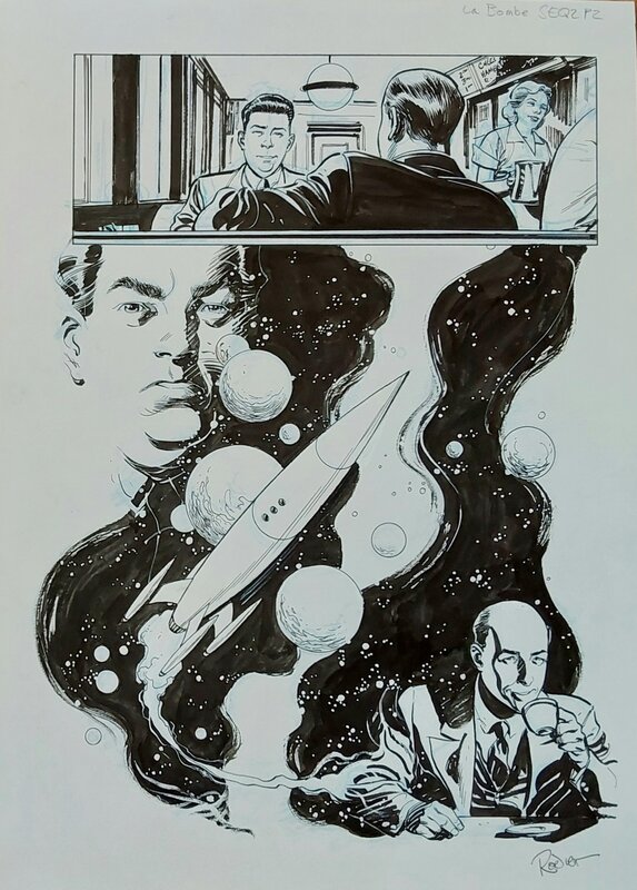 La Bombe par Denis Rodier - Planche originale La Bombe par Denis Rodier - Planche originale