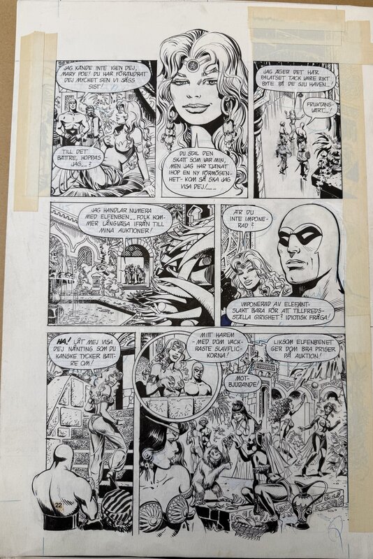 César Spadari, The Phantom “Revenge of The Pirate Queen” - Planche originale