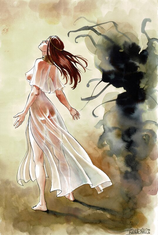 For sale - Rose Kelly by Pierre Taranzano - Original Illustration For sale - Rose Kelly by Pierre Taranzano - Original Illustration