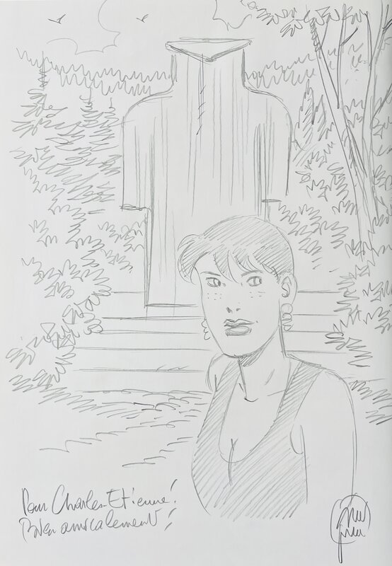 Caroline Baldwin by André Taymans - Sketch