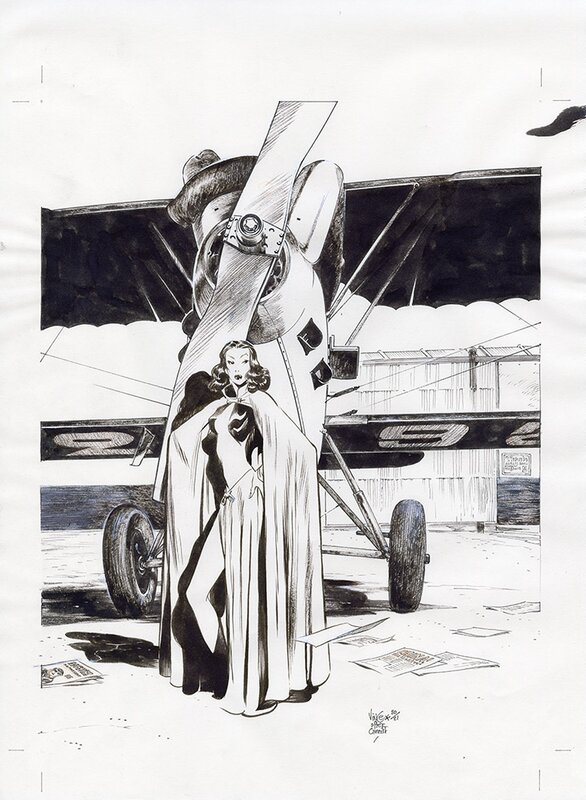 For sale - Vince, Terry & les pirates – dessin original – 023 - Original Illustration