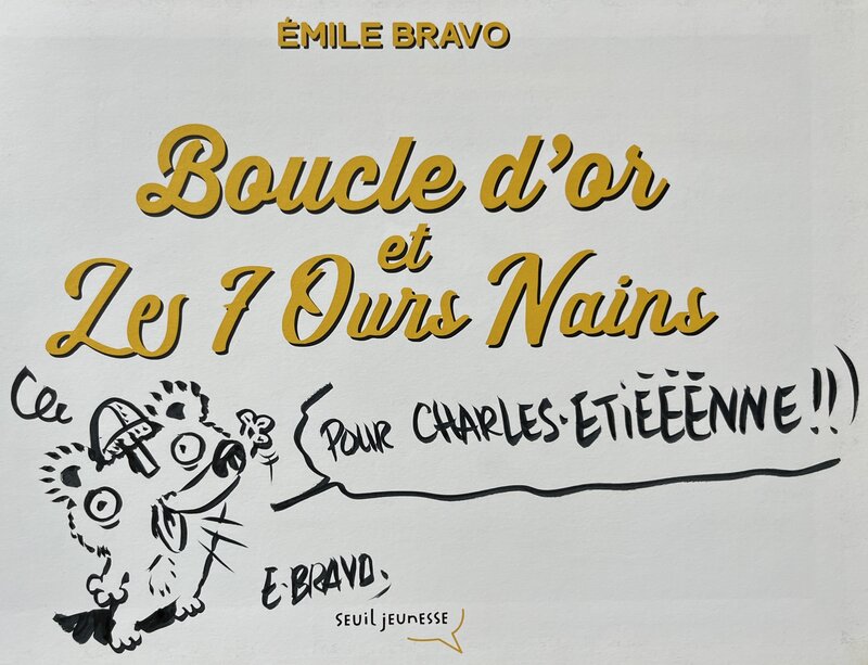 Ours by Émile Bravo - Sketch Ours by Émile Bravo - Sketch