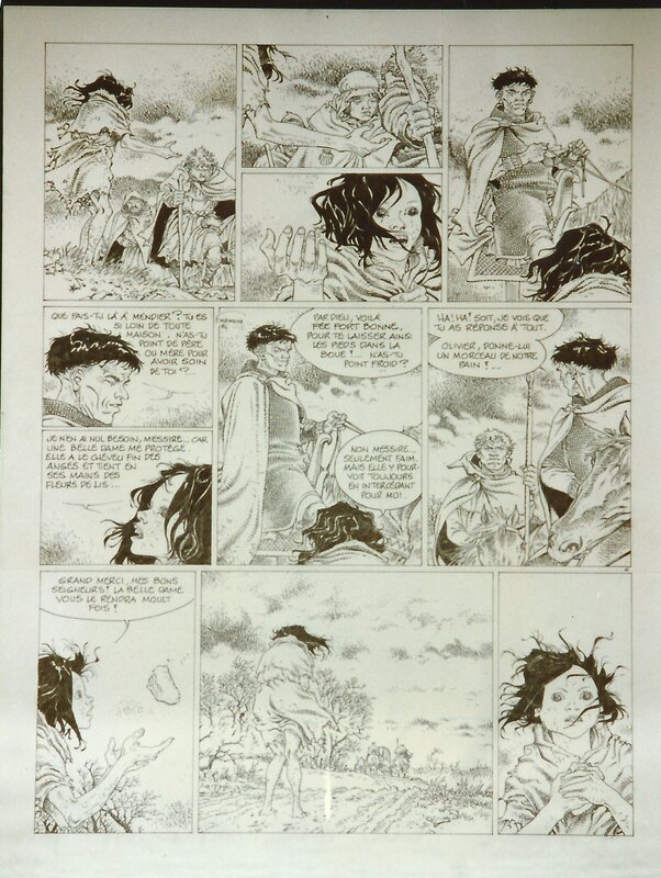 Reinhardt par Hermann - Planche originale Reinhardt par Hermann - Planche originale