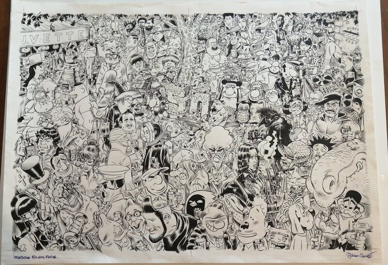 Julien/CDM, Les 50 ans de Fluide Glacial - Original Cover