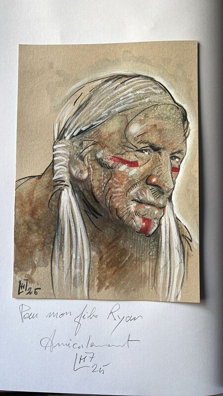 Fabrice Le Hénanff, Ghost Ship - Dédicace sur TT - Sketch