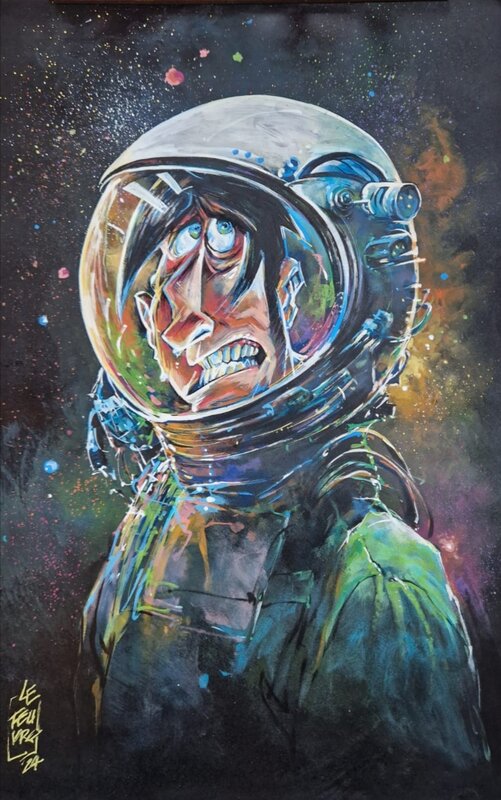 Cosmik Roger by Laurent Lefeuvre - Original Illustration Cosmik Roger by Laurent Lefeuvre - Original Illustration