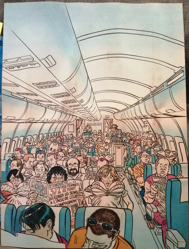 Voyage en avion by Patrick Moerell - Original Cover