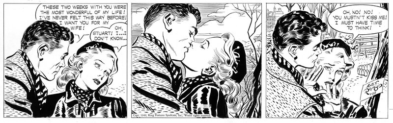 Alex Raymond, Rip Kirby 1949.01.25 - Comic Strip