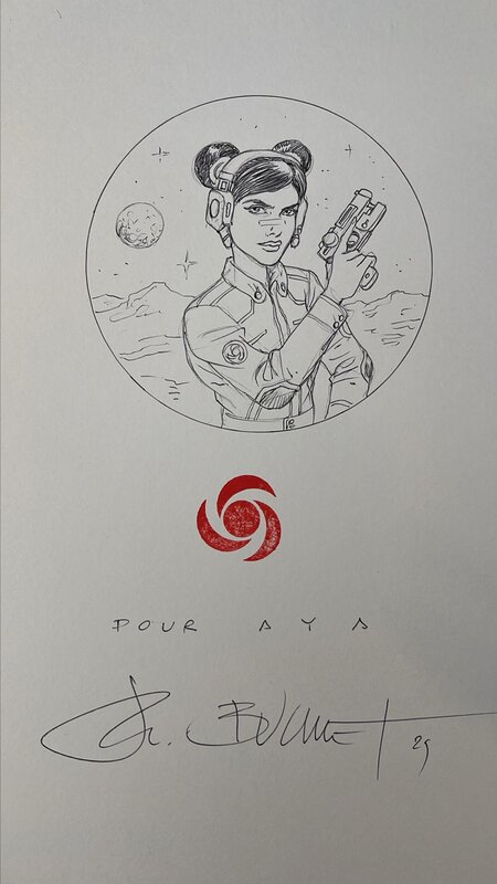 Dédicace de Buchet - Tirage de Luxe Sillage Tome 10 - Dédicace