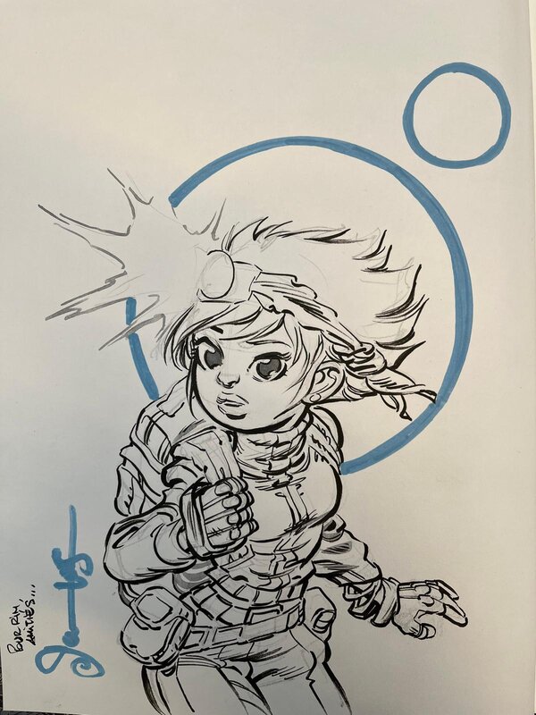 Dédicace de Dan Verlinden - Dehors - Sketch Dédicace de Dan Verlinden - Dehors - Sketch