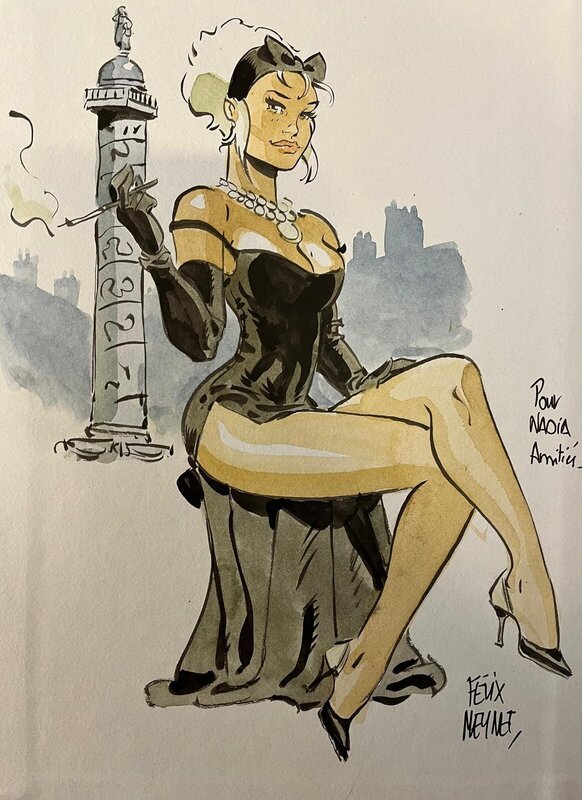 Dédicace de Félix Meynet sur son Album Mirabelle à Paris - Sketch Dédicace de Félix Meynet sur son Album Mirabelle à Paris - Sketch