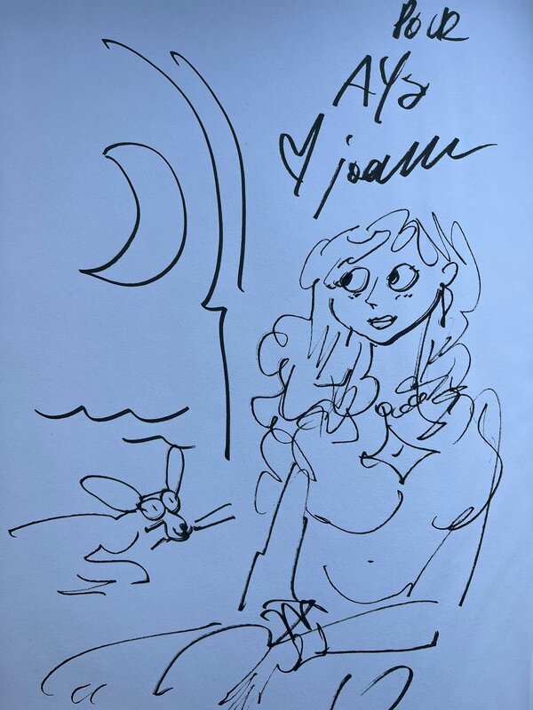 Dédicace de Joann Sfar - Le Chat du Rabbin 13 - Sketch